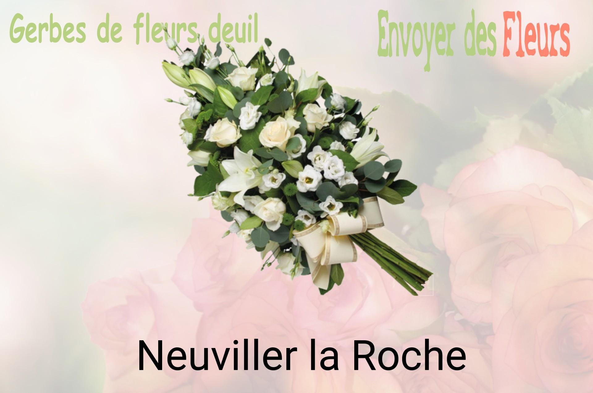 Gerbe de fleurs de deuil livrée à Neuviller-la-Roche